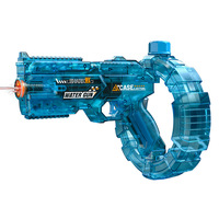 Pistolet à eau électrique automatique avec anneau collecteur d'énergie, transformation par liaison mécanique, effets lumineux, grande capacité