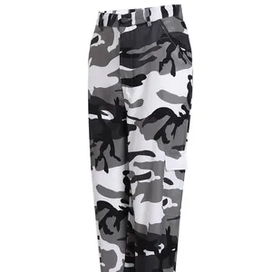 Женские камуфляжные брюки-карго 7 цветов с высокой талией в стиле хип-хоп 2023
