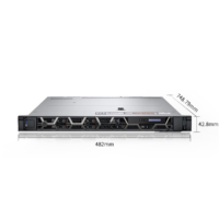 Servidor de Base de Datos para Virtualización Densa R450 |   Plataforma 1U Optimizada para Ejecutar Múltiples VMs, SQL y Software Empresarial de Forma Eficiente