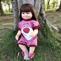 R & B en Stock, Chucky, taille réelle, 3 ans, poupée bébé Reborn, silicone, vinyle bon marché, poupées bébé avec belle robe