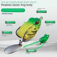 Lot de 11 ou 16 leurres souples en silicone en forme de grenouille, flottants pour la pêche en surface en étang et en rivière (pour prédateurs)