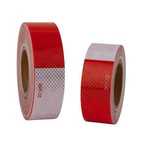 Chất lượng cao ngoài trời không thấm nước Xe tải băng phản chiếu màu đỏ trắng DOT-C2 Sticker lăng trụ tấm phản chiếu cho conspicuity an toàn - Product Image 5