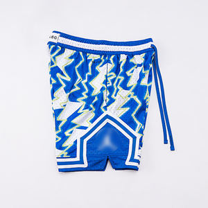 <span class=keywords><strong>Pantaloncini</strong></span> da <span class=keywords><strong>Basket</strong></span> con Motivo Astratto <span class=keywords><strong>Blu</strong></span>, Traspiranti e ad Asciugatura Rapida per Uomini, Donne e Adulti, Abbigliamento Sportivo per Allenamento e Palestra - Product Image 5