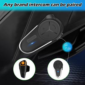 Casque de moto BT-S5 étanche IP67 pour 10 utilisateurs, portée 300/3000M, réduction de bruit CVC/DSP, batterie 1000mAh - Product Image 2