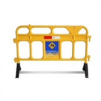 Vente directe usine – Barrières de sécurité pour chantiers, barrières mobiles en PE avec revêtement PVC, flexibles pour le contrôle du trafic