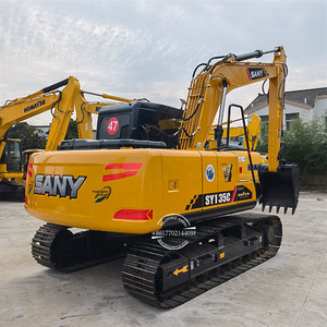 99% nouvelle pelle d'occasion Sany SY135 pelle de puissance de creusement élevée de marque chinoise 13.5 tonnes de chenille hydraulique de haute qualité utilisée - Product Image 1