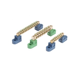 Nhà Máy Điện Mặt Đất Vít Thiết Bị Đầu Cuối Khối Brass Trung Tính Thanh Trái Đất - Product Image 3