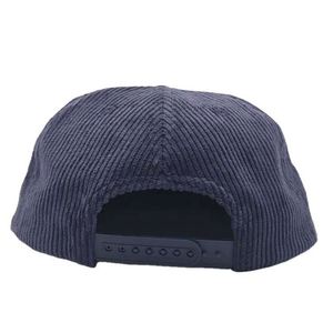 5-panel Flat Brim Corduroy <b>Hats</b> With Custom logo Design Unstructured Caps Sport Snap Back Caps - Product Image 3