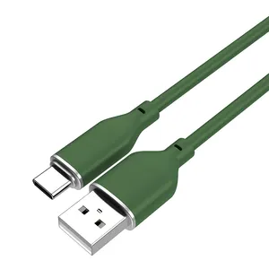 Özel logo USB-C hızlı şarj kablosu 6A SCP AFC VOOC QC3.0 QC4.0 100W toptan silikon şarj kablosu
