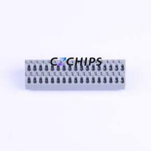 KF250T-5.0-2*17P Spring Terminal Block Through hole Component (THT),P=5mm Connector 2x17P 5mm Gray 34P - Product Image 2