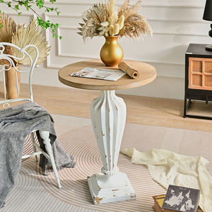 โต๊ะกาแฟทรงสูงสไตล์นอร์ดิกโมเดิร์น ทนทาน ทำจากไม้ หน้าโต๊ะสีดำ สำหรับห้องนั่งเล่น ห้องรับประทานอาหาร เฟอร์นิเจอร์บ้าน ขายส่ง - Product Image 1