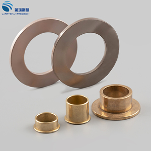 Высокопроизводительные фланцевые втулки-подшипники из бронзового порошка, самосмазывающиеся, для оборудования, из медного сплава - Product Image 2