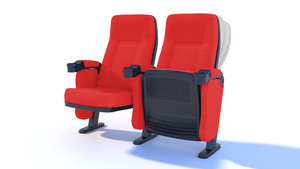 Silla de Cine Moderna y Resistente con Estructura de Acero, Diseño Plegable, Mejora la Experiencia del Público, Facilita el Mantenimiento del Asiento, Ideal para Grandes Espacios - Product Image 1