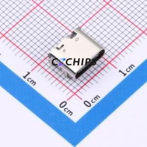 USB-TYPE-C-018 USB Connector SMD Connector ( Connector Type: Type-C )( Gender: Female )( Mounting Type: Horizontal Mount ) - Product Image 1