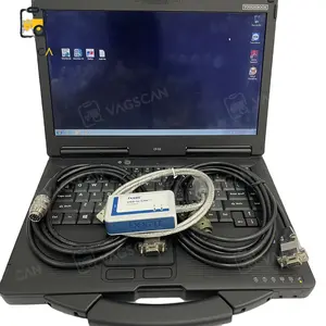 แล็ปท็อป CF-53 toughbook สำหรับ MTU USB-to-CAN V2 MTU diasys 2.72 USB dongle + สายทดสอบ ECU4 mdec + สายวินิจฉัย ECU7 adec