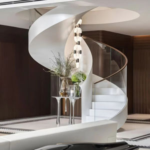 Design Moderne Wendeltreppe Innentreppe Bogentreppe Designer Gebogene Stahltreppen - Product Image 1