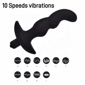 AliExpress Hot Sale 10 Speeds Twisted Anal <strong>Plug</strong> Adult Men's Silicone Sex Toy for Women's <strong>G</strong>-Spot Stimulating - Product Image 4
