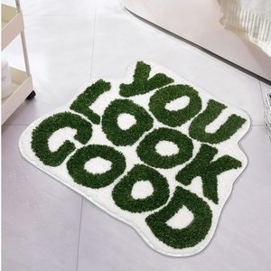 <span class=keywords><strong>Tapis</strong></span> de maison simple à motif de lettres transfrontalières en peluche nouvellement développé - Product Image 6