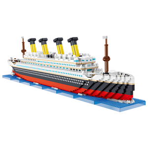 LEZI 4404 Piezas Set del Lujoso Crucero Titanic <span class=keywords><strong>Barco</strong></span> Creativo Bloques de Construcción Modelo DIY Ciudad Ladrillos Juguetes para Niños y Adultos Regalo - Product Image 1