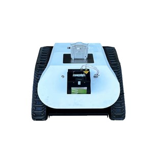 <b>Small</b> Lithium Battery Remote-controlled Four-<b>wheel</b> Drive Lawn Mower High-Power All-Terrain Grass Shredder Lithium- - Product Image 1