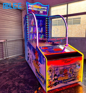 Payaso Frenzy Foam Ball Hit Throw Down the Clown Alley Games Redemption Ball Throw Arcade Shark Park Ticket Máquina de juego de lotería - Product Image 3