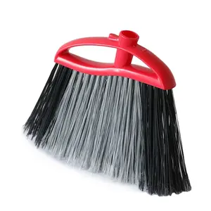 Item No.8831 hard fiber, plastic angle broom with long metal stick, indoor&outdoor cleaning broom