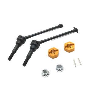<span class=keywords><strong>Wltoys</strong></span> 1/12 <span class=keywords><strong>12423</strong></span> 12427 <span class=keywords><strong>12428</strong></span> Coche RC Metálico Mejorado Acoplador de Eje de Transmisión Delantero Central - Product Image 1