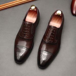 High-<b>heeled</b> Leather Shoes. Perfect for Daily Commuting. With an English Style, Fashionable Design and Customizable Options - Product Image 6