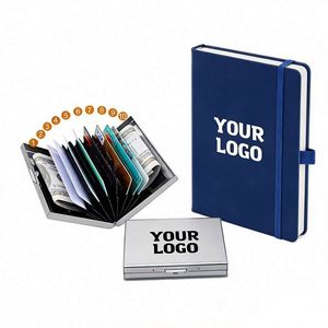 โลโก้ขายส่งสำหรับธุรกิจ ของขวัญส่งเสริมการขาย กล่องใส่บัตรป้องกัน RFID 6/10 ช่อง - Product Image 1