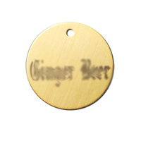 Dongguan rich – disque d'estampage rond en aluminium anodisé, disque en laiton personnalisé