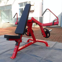 Équipement de fitness pour salle de gym YG-4057 Inclinaison de la mouche Pec Fly Incline Machine à mouche Pec Équipement de gymnastique Chargé sur plaque