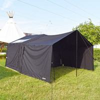 Tente gonflable portable en coton pour l'extérieur, grande capacité, avec auvent, pour le camping, prix direct usine