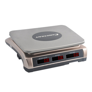 Veidt Weighing Electronic Pricing Commercial English Version Fruit Scale Platform 60KG 14191-466F Electronic Pricing Scale Comme - Product Image 2