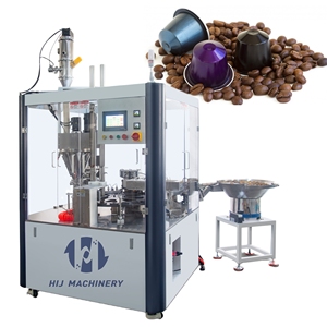 Machine de remplissage et de scellage automatique électrique CF140 pour <span class=keywords><strong>capsules</strong></span> de café <span class=keywords><strong>Nespresso</strong></span> K-Cup, poudre, nouveau modèle en métal, haute productivité - Product Image 1