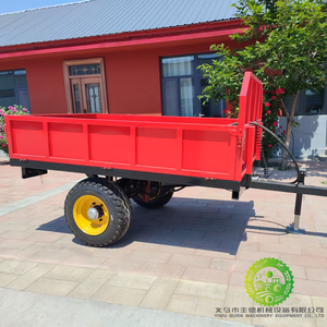 Remolque Agrícola Volquete para Tractor de Jardín, Remolque Volquete para Granja, Construcción, Nuevas Condiciones, Personalizado con Certificación CE - Product Image 4