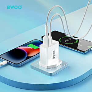 Caricabatterie BWOO 30W PD per Telefono, USB A+USB C PD18W per <span class=keywords><strong>Smartphone</strong></span> - Product Image 5
