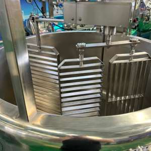 Nouvelle cuve de fermentation de fromage COOKIMECH en acier inoxydable 304 à haute productivité, pompe, moteur 9KW, 380V, contrôle automatique, usine laitière - Product Image 3