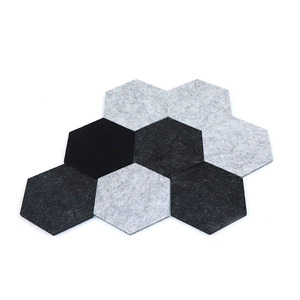 Ensemble de sous-verres ronds en <span class=keywords><strong>feutre</strong></span> de laine gris écologiques en vrac pour boissons sous-verres de table en <span class=keywords><strong>ardoise</strong></span> faits à la main pour verres tasses - Product Image 6