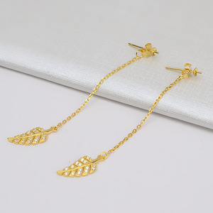 Boucles d'oreilles simples en argent S925 Wenchi Han avec perles, accessoires de bijoux DIY, plateau vide 1247, crochets d'oreille raffinés, bijoux personnalisés faits main - Product Image 2