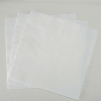 Serviettes en papier 2 plis imprimées en pâte de bois vierge certifiées FSC, pliées en 4, personnalisables avec logo sur mesure pour café