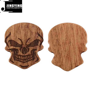 Accesorios de guitarra musical Jingying 2023, púas de guitarra de madera maciza personalizadas Sapelli/palisandro/Púa de guitarra CHACATE PRETO - Product Image 3