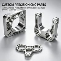 Pièces d'assemblage mécanique usinées CNC sur mesure de haute précision (boîtier, support, liaison) – Usinage CNC multi-composants de précision