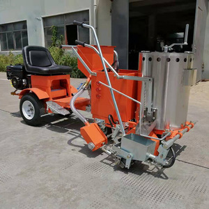 เครื่องทำเครื่องหมายจราจรแบบเทอร์โมพลาสติก เครื่องพ่นสีเส้นจราจรแบบเย็น เครื่องทำเครื่องหมายเส้นจราจรแบบขับเคลื่อน - Product Image 1