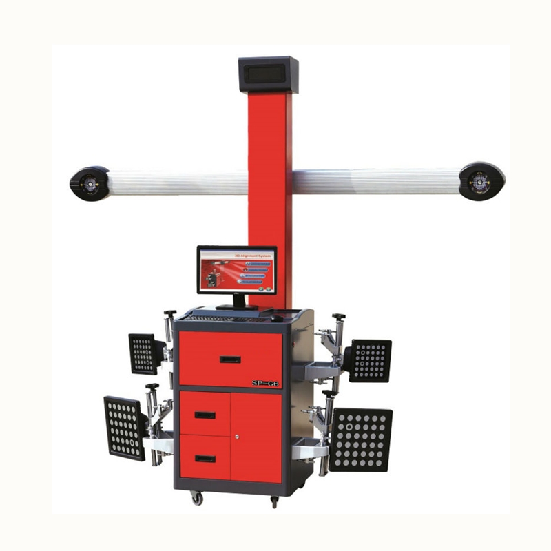 Устройство для выравнивания и балансировки колес с 3D автомобиля с автоматическим отслеживанием