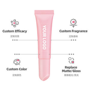 Beurre de Karité Huile pour les Lèvres de Marque Privée <span class=keywords><strong>Ultra</strong></span> Nourrissante Vegan Soin des Lèvres Personnalisé Emballage Rose <span class=keywords><strong>Baume</strong></span> à Lèvres - Product Image 6