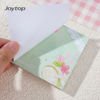 Joytop Blocs-notes adhésifs imperméables à feuilles mobiles, motifs Desserts et Fruits, pour étudiants, design de dessins animés, messages de bureau