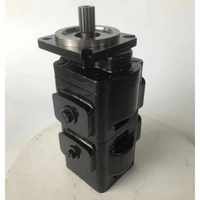 Pompa Gigi Eksternal Tandem untuk Backhoe Loader 315C 315CH 300D 315D Suku Cadang Hidrolik Aftermarket AT114134 Pompa Gigi