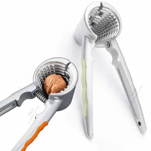 Kitchen Tool Walnut Clip Funnel Shaped Double Mouth Nut Clip Nutcracker Sheller Clip <b>Clamp</b> Plier Walnut Forceps Opening Tool - Product Image 1