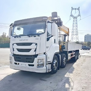 รถบรรทุกติดเครน ISUZU GIGA 8*4 เครื่องยนต์ดีเซล  รับน้ำหนัก 12-20 ตัน เกียร์ธรรมดา สภาพใหม่ ขาย - Product Image 1