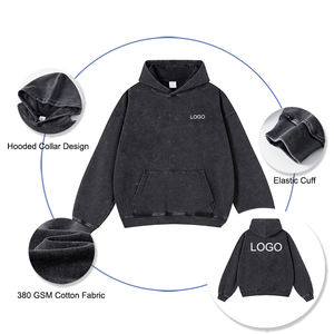 Sweat-shirts unisexes en molleton français 100% coton 380GSM, poids lourd, écologiques, respirants, automne, logo personnalisé, design ample - Product Image 2